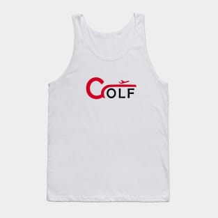 GOLF Aviation Phonetic Alphabet Pilot Airplane Tank Top